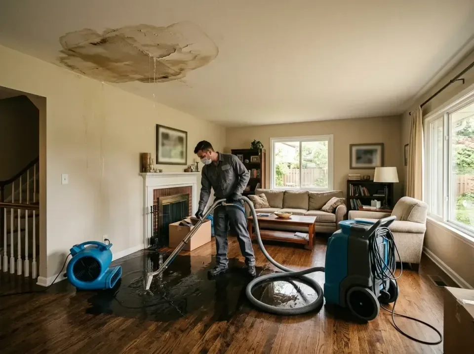 attic-pipe-burst-ceiling-drip-008 — frequently asked questions, Water Damage Restoration & Carpet Care in Greenfield, IN